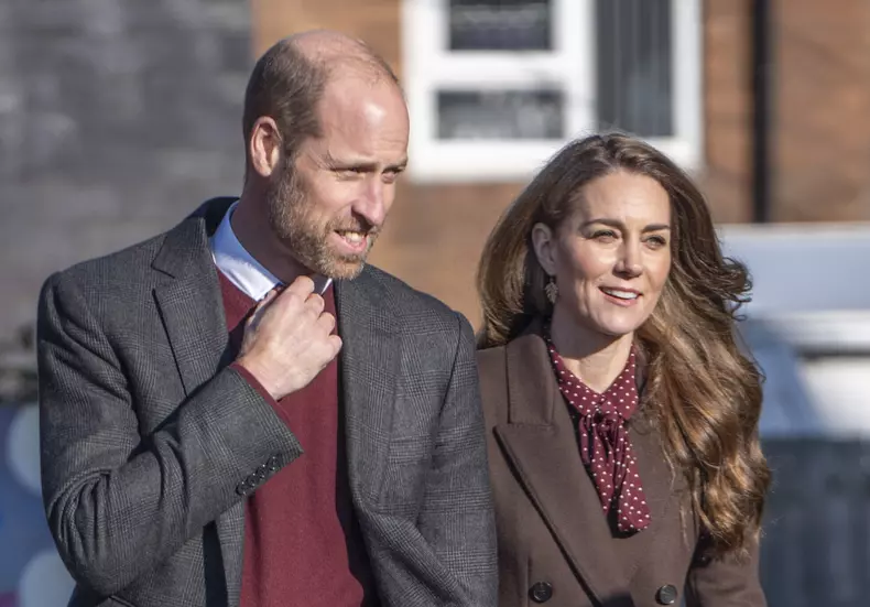 Prince William and Kate Middleton in Southport