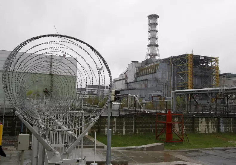 The Chernobyl nuclear power plant
