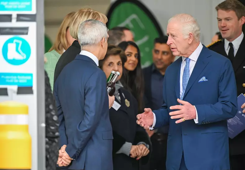 King Charles III Opens The First Two Coronation Food Hubs To Mark His Majesty's 76th Birthday