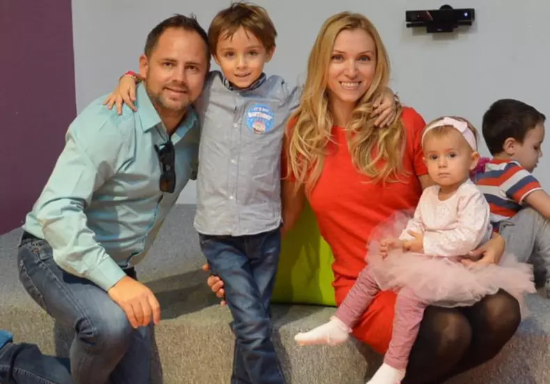 George de la Body&Soul alături de familie. Sursă foto: Arhivă personală