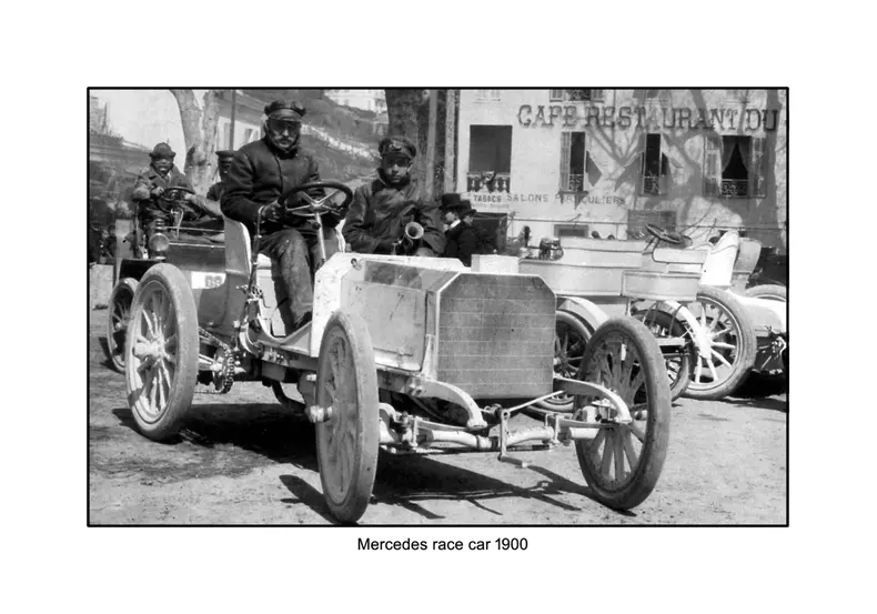 Mercedes race car 1900