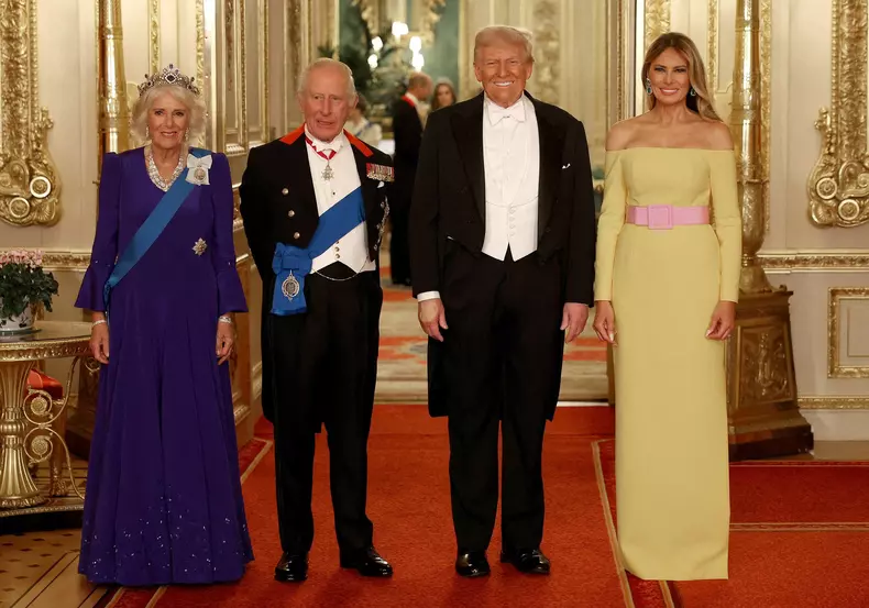The State Banquet for the State Visit of President Trump