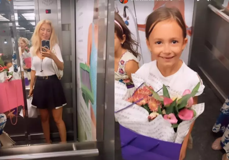 Andreea Bălan și George Burcea, alături de fiica lor cea mare în prima ei zi de școală. Cum s-au pozat alături de Ella și Clara