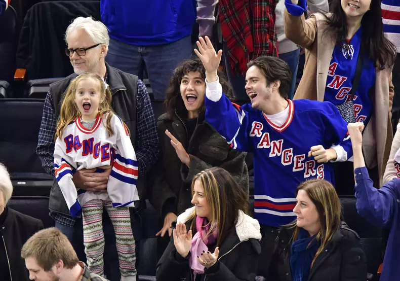 Celebrities attend Carolina Hurricanes v New York Rangers, NHL Ice Hockey game, Madison Square Garden, New York, USA - 27 Dec 2019