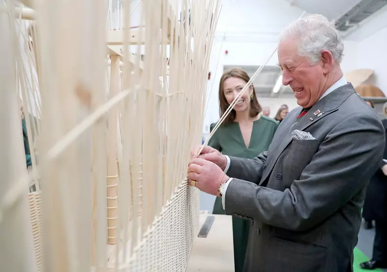 Prince Charles Visits Soane Britain Workshop
