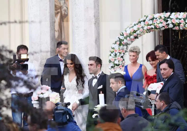 Adrian Mutu si Sandra nunta 3