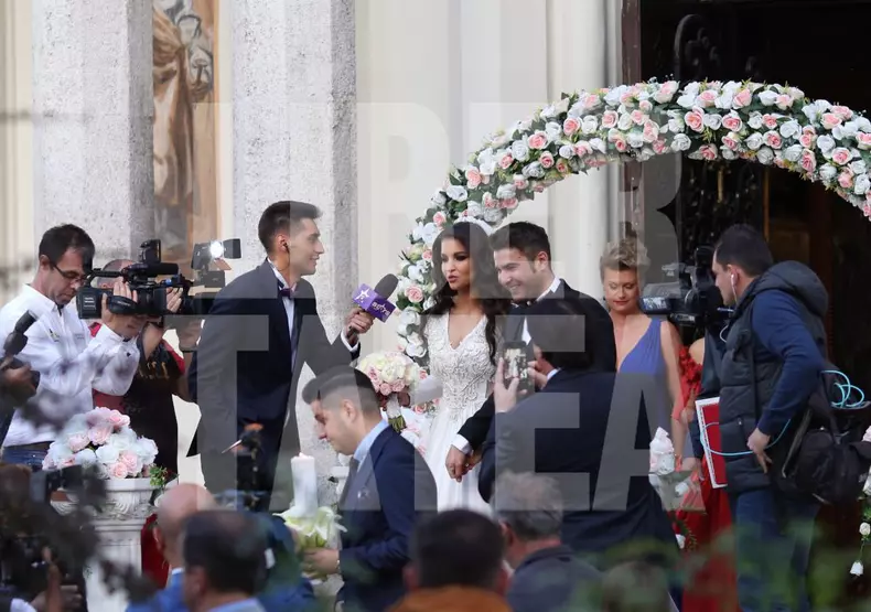 Adrian Mutu si Sandra nunta
