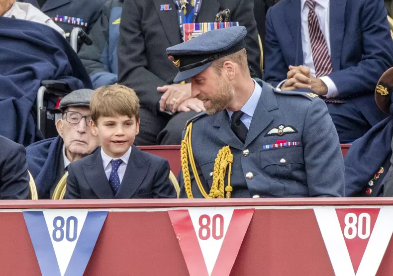 The Royal Family Watch A Military Procession And Flypast To Mark The 80th Anniversary Of VE Day