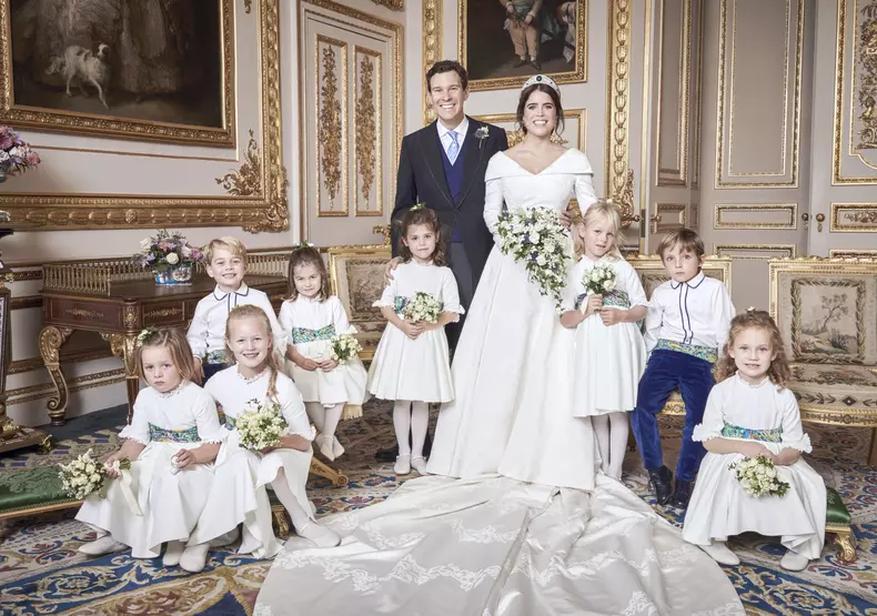Gestul special făcut de Eugenie, nepoata reginei Elisabeta. Fotografie inedită cu prințesa, la aniversarea nunții