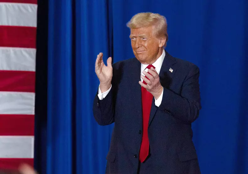 US Presidential Elections -  Trump Campaigns in Pennsylvania