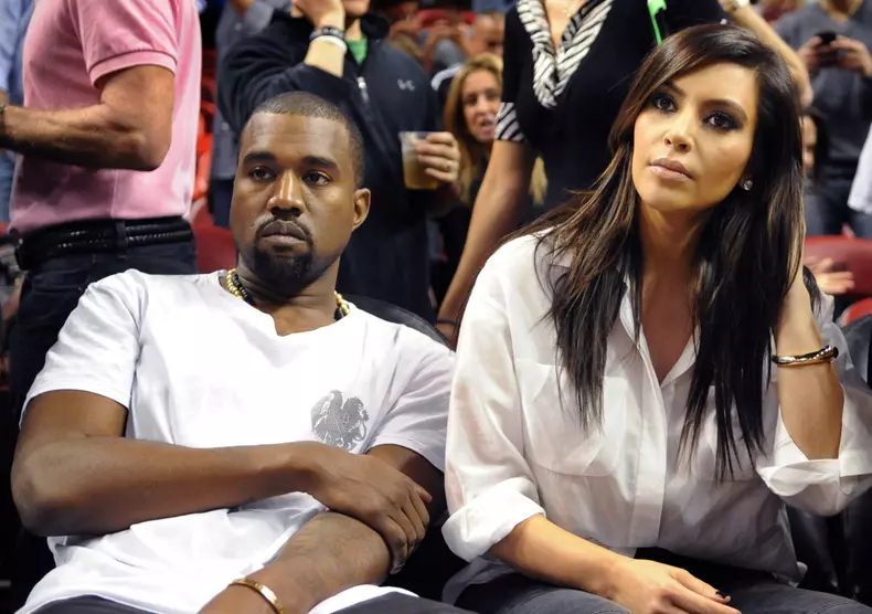 Kim Kardashian si Kanye West - foto Hepta