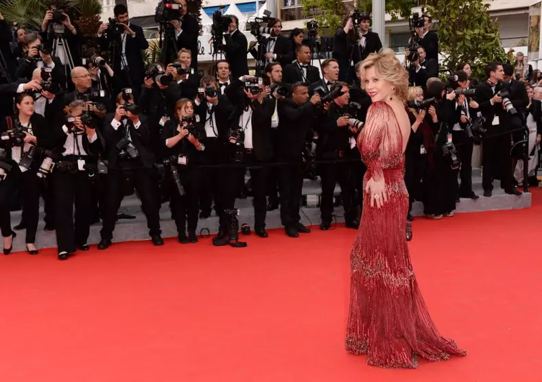 Jane Fonda la Festivalul de film de la Cannes