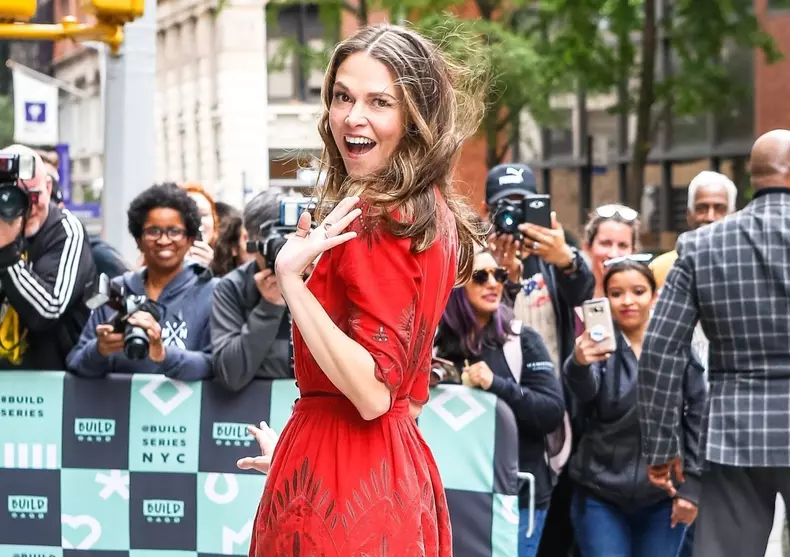 Celebrities promote their shows at AOL's Build Series