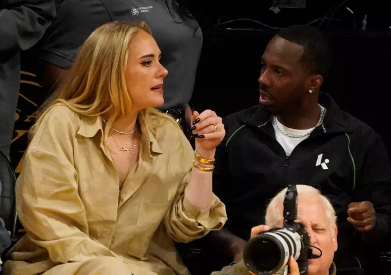 Celebrities attend the NBA Playoffs between the Los Angeles Lakers and The Golden State Warriors, Crypto.com Arena, Los Angeles, California, USA - 06 May 2023
