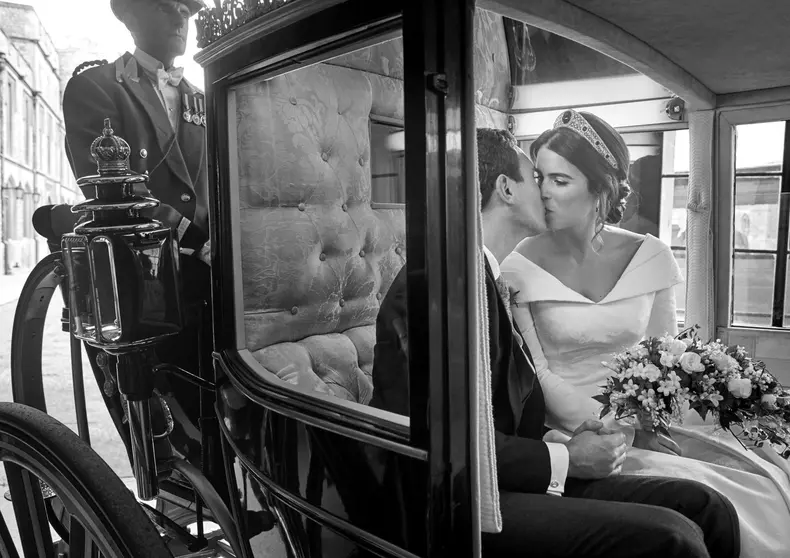 Gestul special făcut de Eugenie, nepoata reginei Elisabeta. Fotografie inedită cu prințesa, la aniversarea nunții