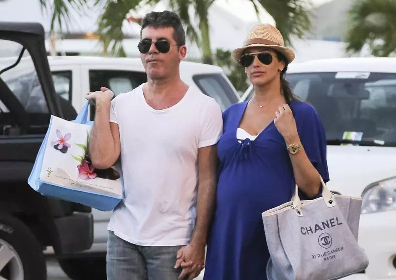 Simon Cowell And Girlfriend Shopping - St Barth