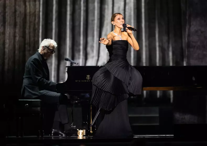 Celine Dion Performs At Paris La Defense Arena