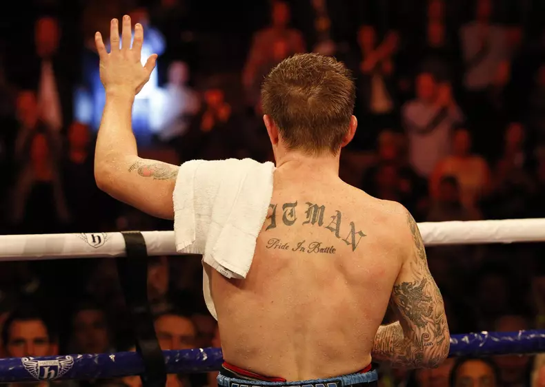 File photo dated 24/11/12 of Ricky Hatton waves to the crowd after losing to Vyacheslav Senchenko during the Welterweight bout at the Manchester Arena, Manchester. Former world boxing champion Ricky Hatton has died at the age of 46, the PA news agency und