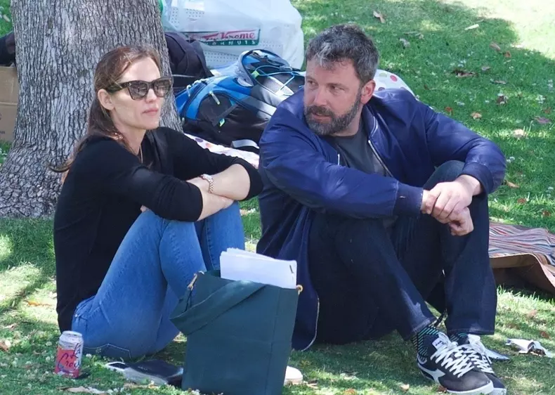 Ben Affleck and Jennifer Garner support their son at his baseball game