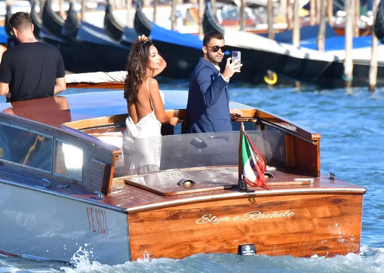 Madalina Ghenea and Grigor Dimitrov in Venice