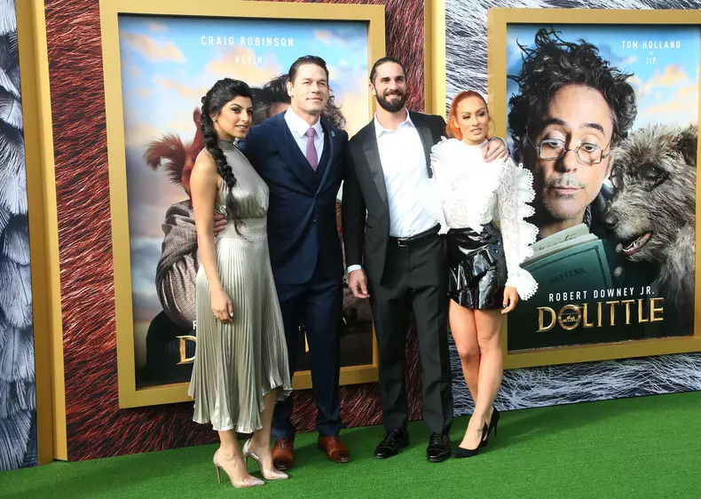 the premiere of Universal Pictures' Dolittle
