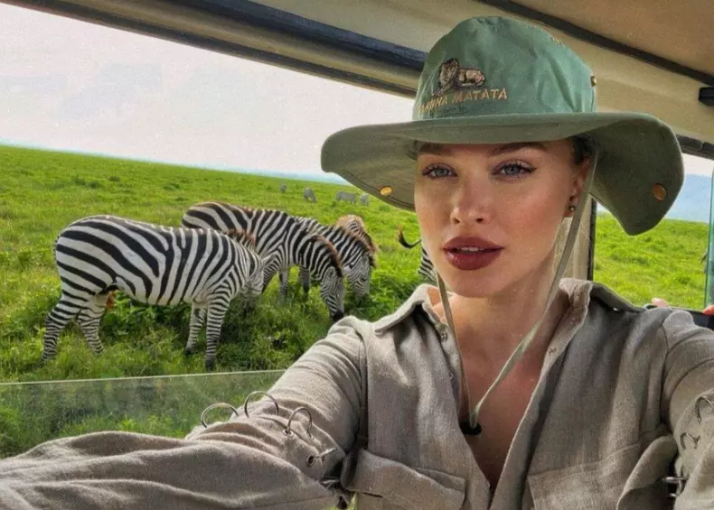 Gina Chirilă în AFrica