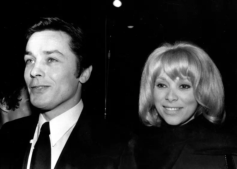 Alain Delon si MIREILLE DARC