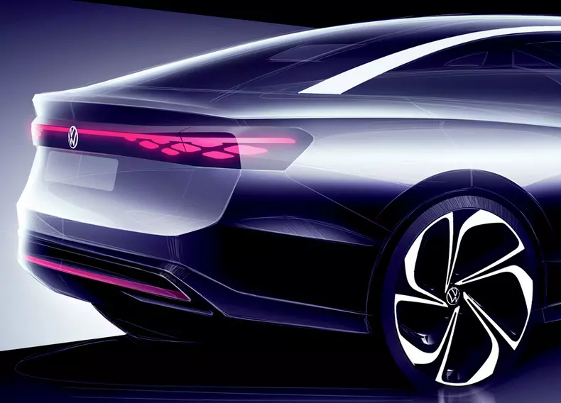 Design sketches offer a first impression of the  ID. AERO