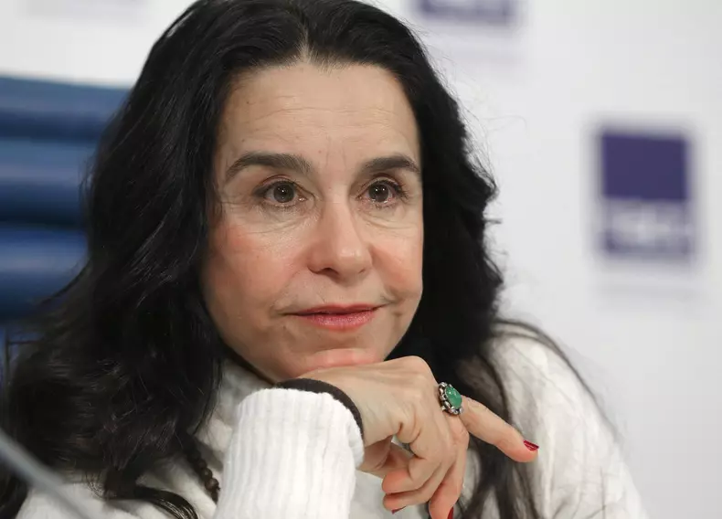 Brazilian actress Lucelia Santos visits Russia