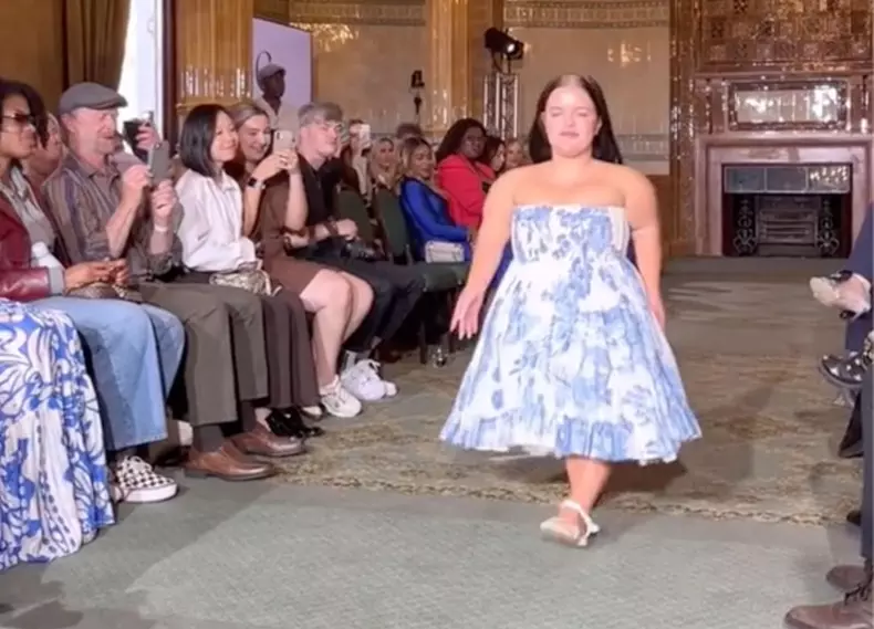 CLOTHING BRAND MAKES COUTURE CLOTHING FOR PEOPLE UNDER 4"10