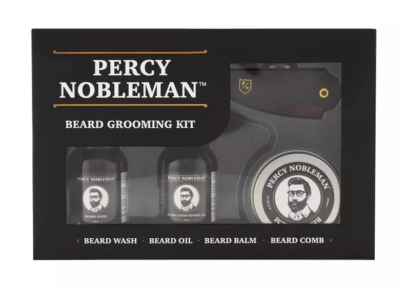 Set îngrijire barbă, Percy Nobleman, Beard Grooming Kit, 189 lei, disponibil Douglas