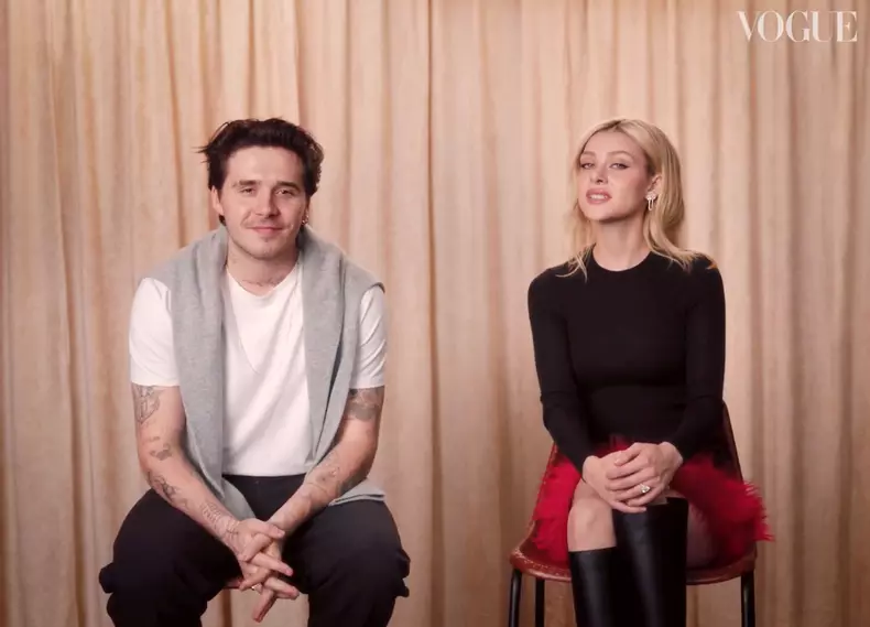 Brooklyn Beckham and fiance Nicola Peltz playfully quized about their knowledge of each other ahead of wedding