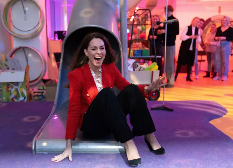 Catherine Duchess of Cambridge visit to the LEGO Foundation PlayLab, Carlsberg Campus, University College Copenhagen, Denmark - 22 Feb 2022