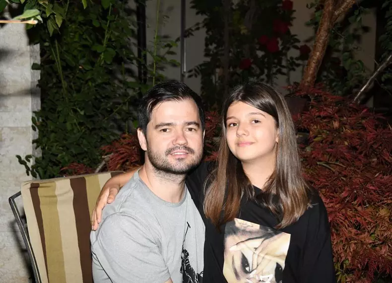 Laurențiu Duță și fiica lui Lorena