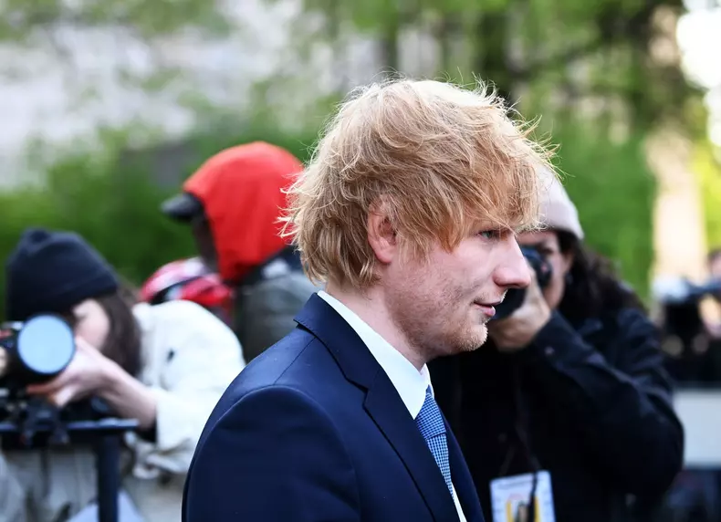Ed Sheeran leaves federal court