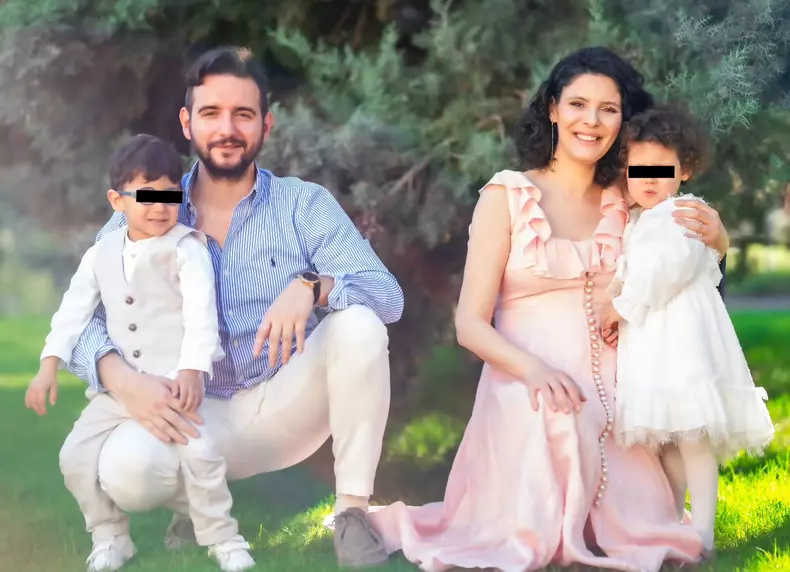Ramona Păuleanu, Adrian Cuculis și gemenii lor, Alexandra și Luca