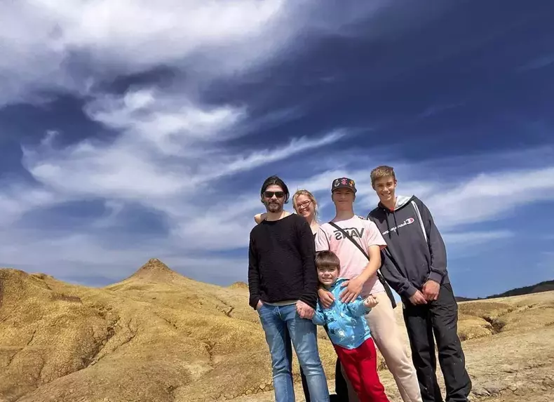 Andreea Marinescu şi Adi Tiulescu familie