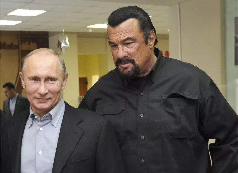 Steven Seagal and Vladamir Putin