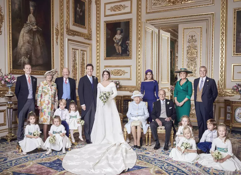 Gestul special făcut de Eugenie, nepoata reginei Elisabeta. Fotografie inedită cu prințesa, la aniversarea nunții