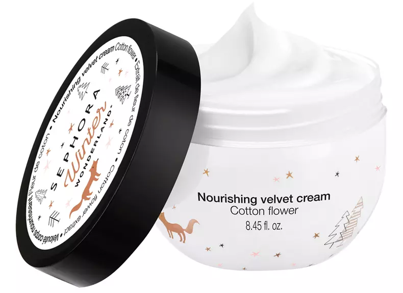 Cremă de corp nutritivă, Sephora, Nourishing Velvet Cream Cotton Flower, 46 lei
