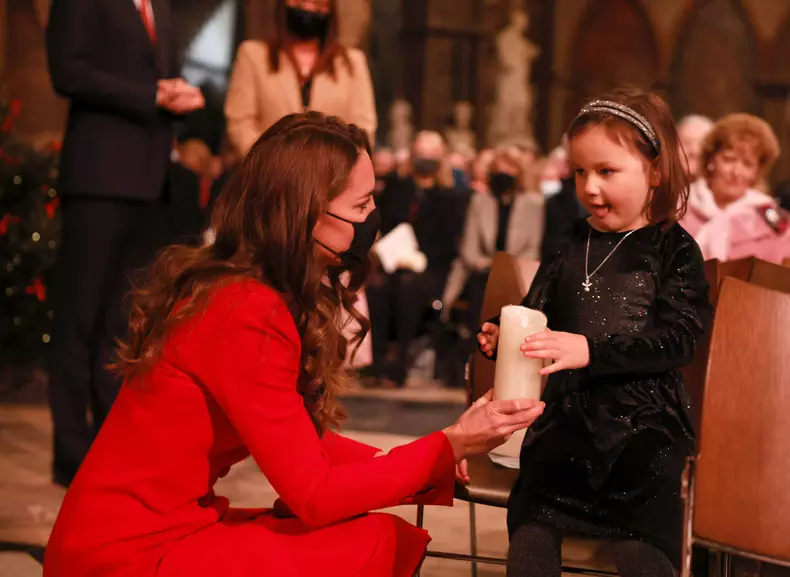 Kate Middleton și Mila Sneddon, mai 2021