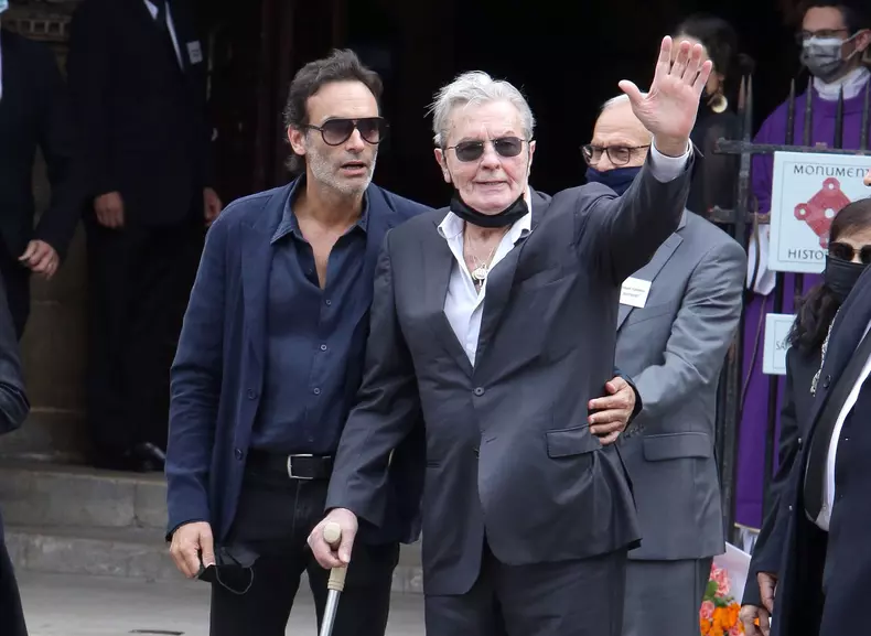 Deces de Jean-Paul Belmondo: obseques a l'eglise St Germain