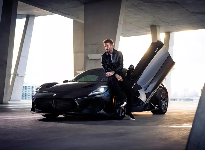 David BeckhamMaserati MC20Photo: James Lipman