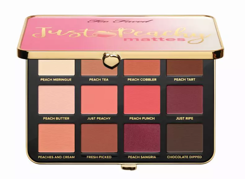 Paletă de farduri, Too Faced, Just Peachy Mattes, 198 lei, exclusiv Sephora