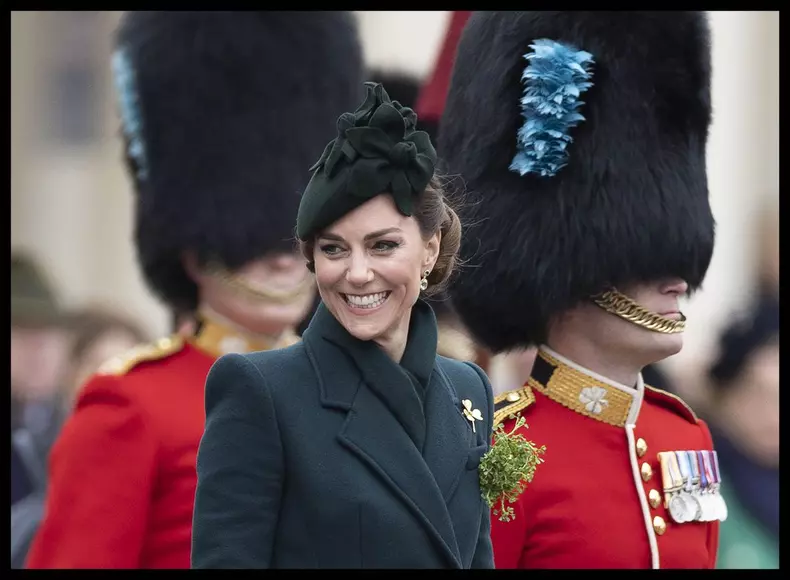 Kate Middleton at the Irish Guard's St.Patrick's Day Parade