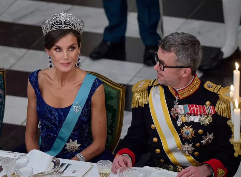 King Felipe VI and Queen Letizia of Spain visit Denmark two days. Gala Dinner