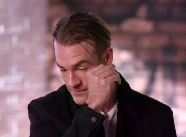 James Van Der Beek breaks down in tears as he announced on Dancing With The Stars that wife Kimberly has suffered a miscarriage