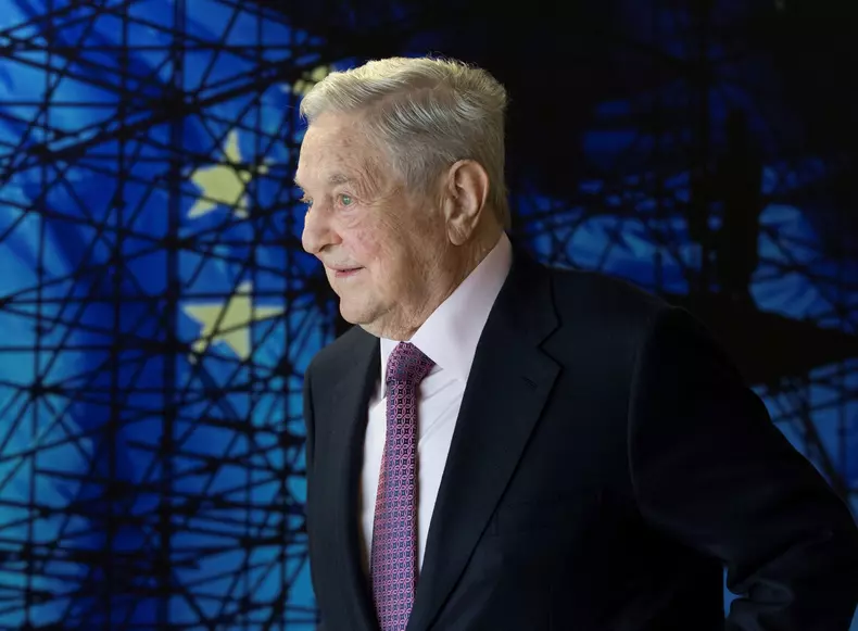 George Soros - Jean Claude Juncker meeting in Brussels