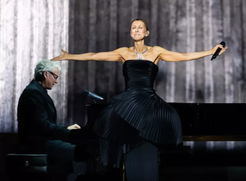 Celine Dion Performs At Paris La Defense Arena