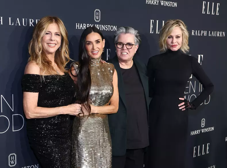 Demi Moore, Rita Wilson, Melanie Griffith și Rosie O'Donnell